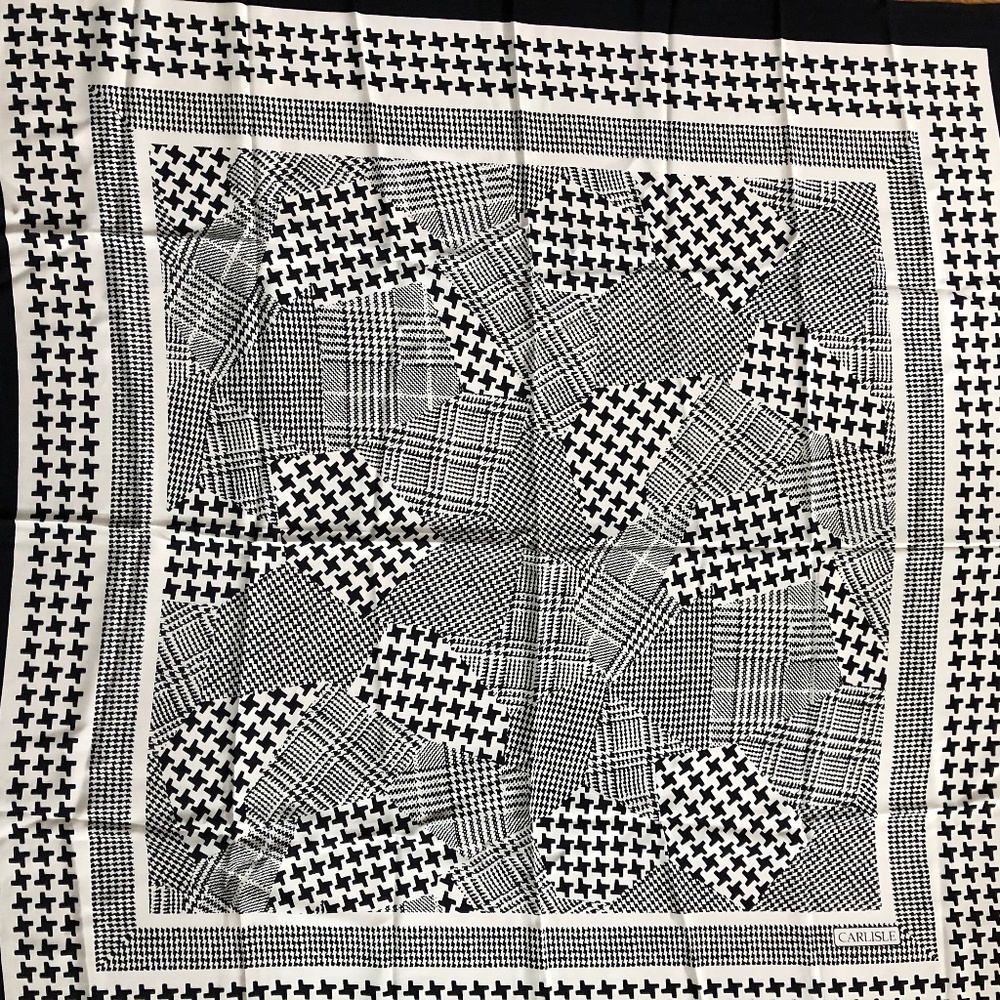 Vintage Carlisle scarf. 100% silk, beautiful